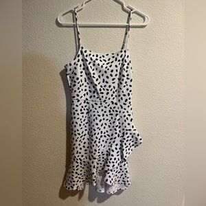 Bar III Pattern Mini Dress with Ruffle Size S